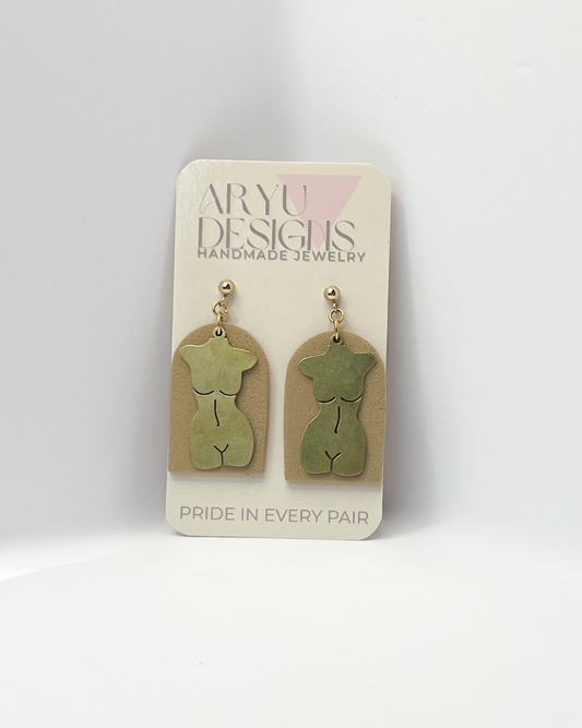 Body Statement Dangles - Cafe con Leche