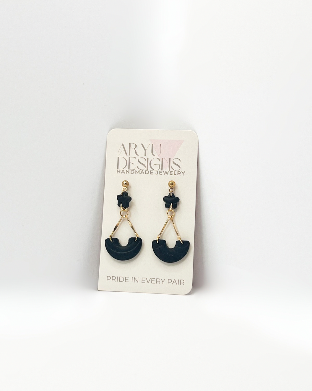 Chandelier Mini Arch Drop Dangles - Noir