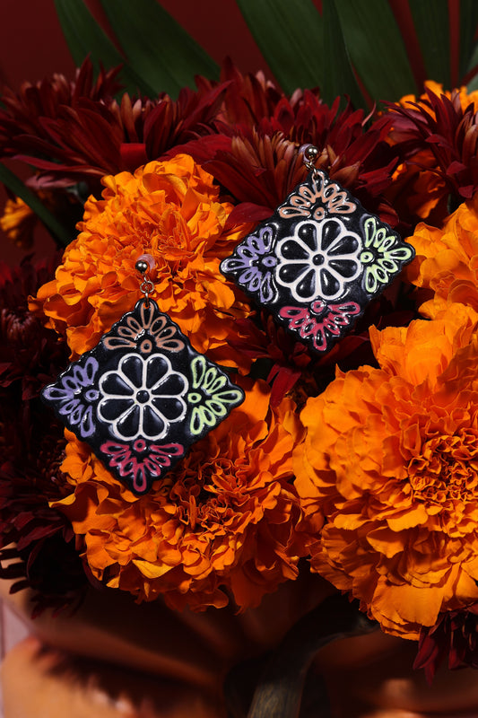 Dia de los Muertos/Day of the Dead Tile Dangles