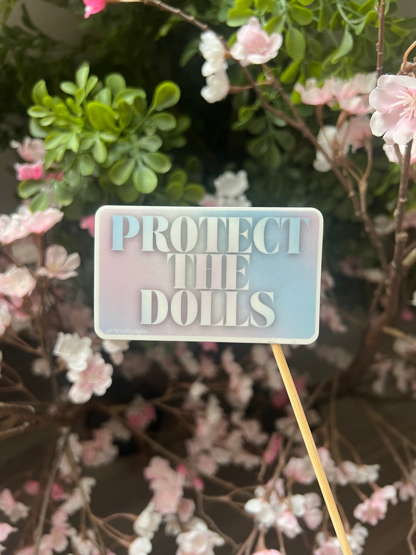 GIVE BACK: Protect The Dolls Sticker