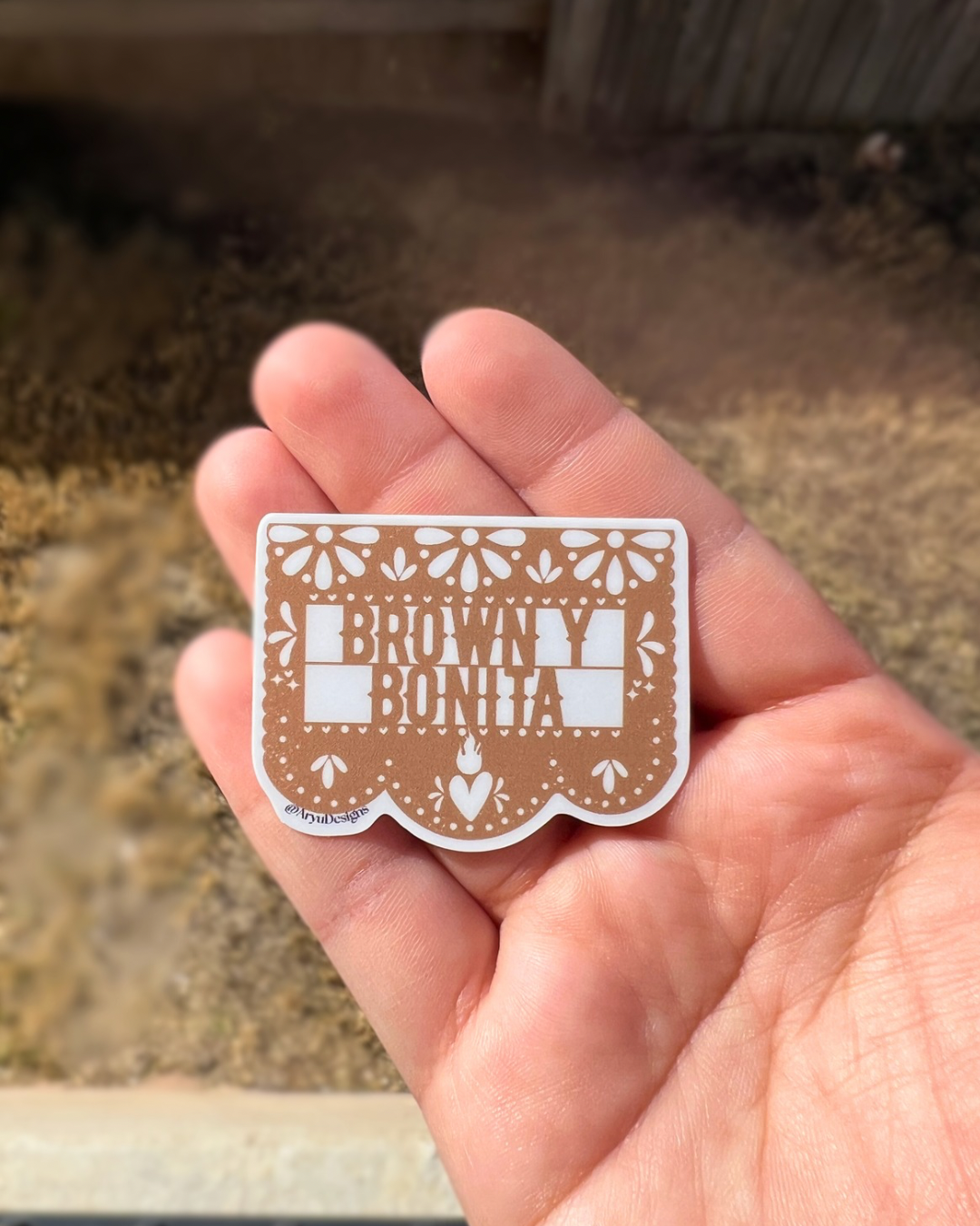 Brown y Bonita Sticker