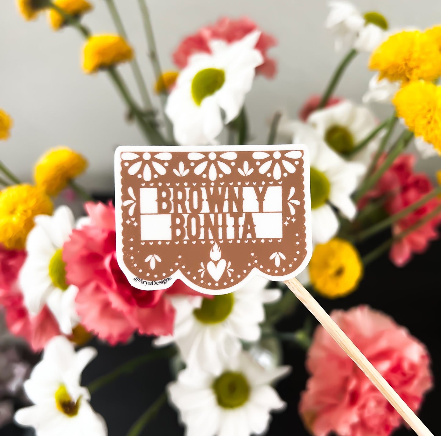 GIVE BACK: Brown y Bonita Sticker
