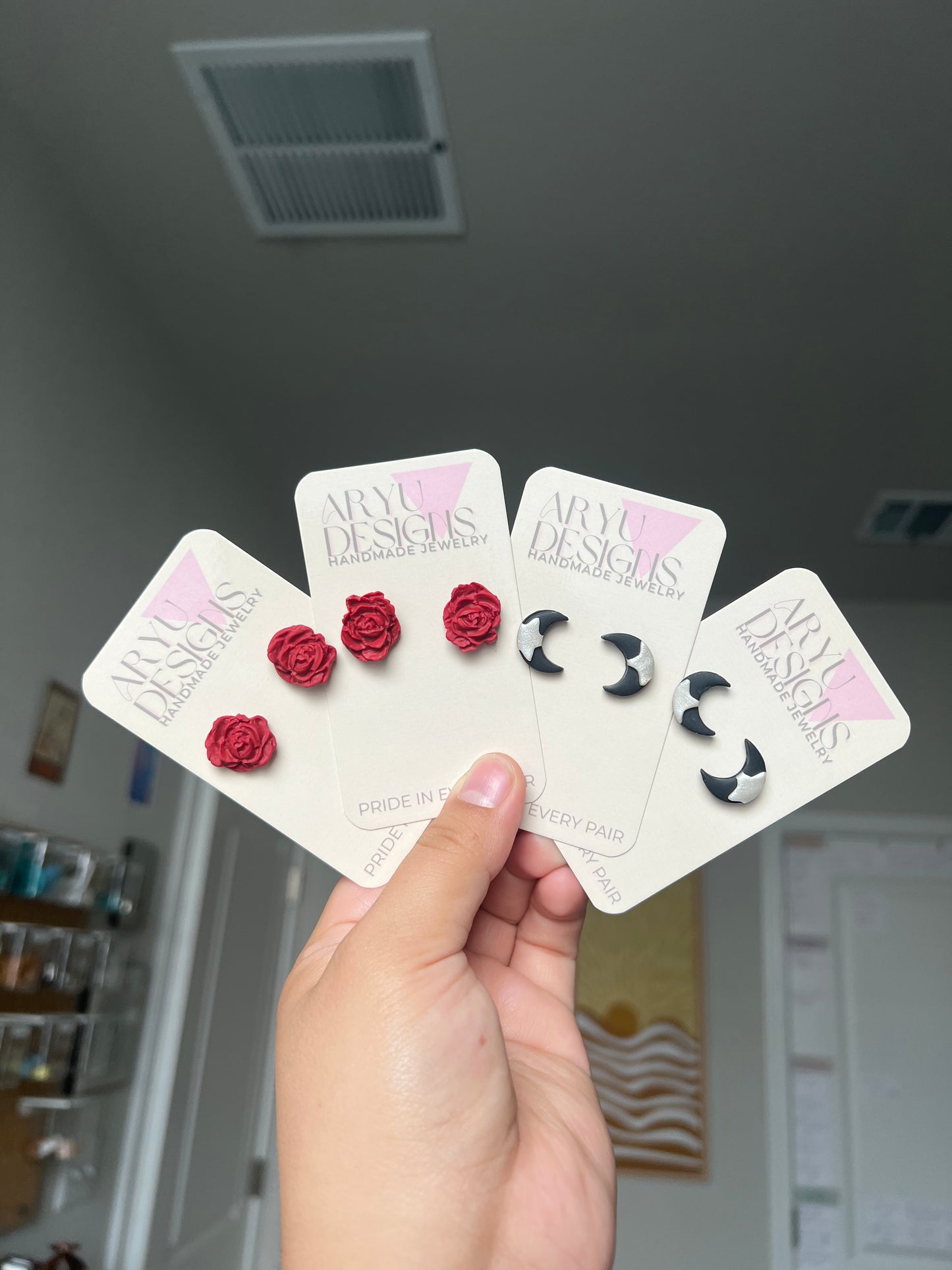 Stars & Moons Studs