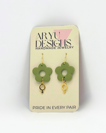 Flower Femme Dangles