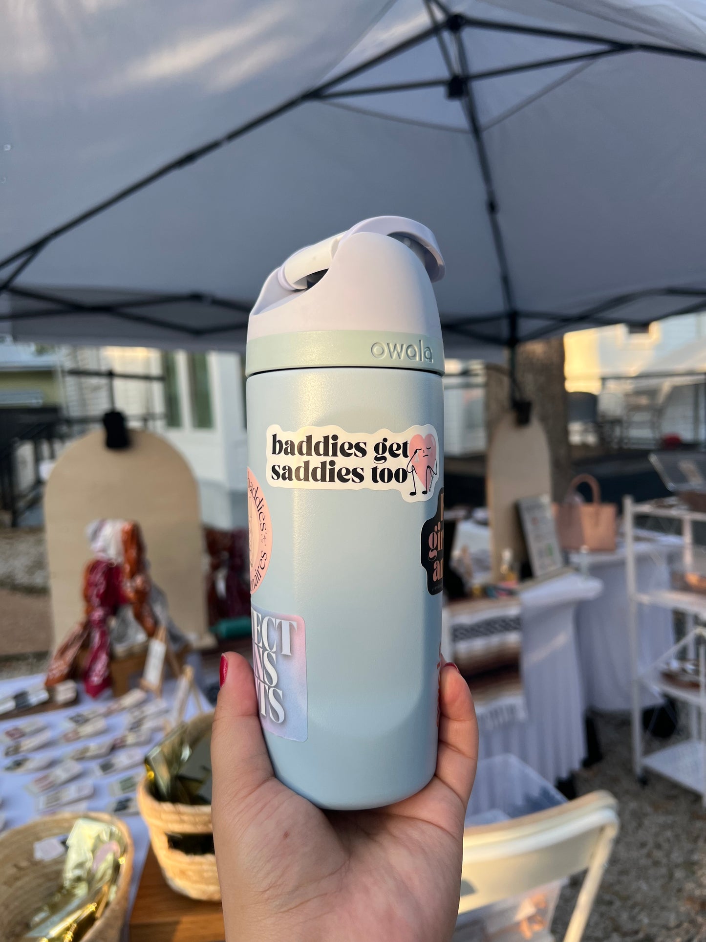 GIVE BACK: Baddies Get Saddies Sticker