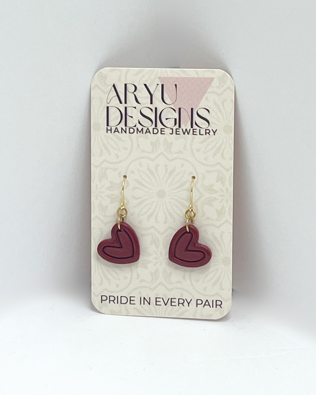 Beveled Heart Dangles