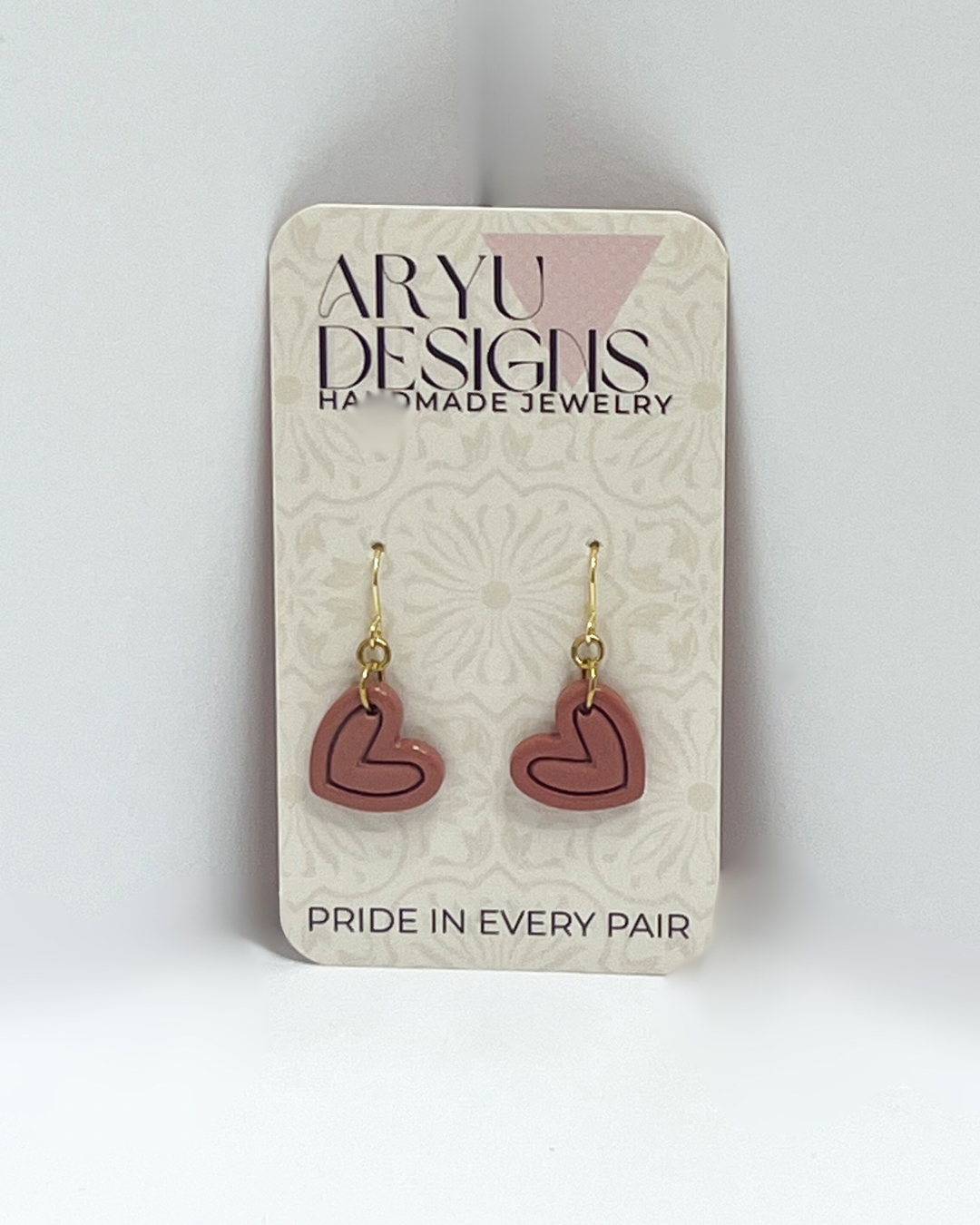 Beveled Heart Dangles
