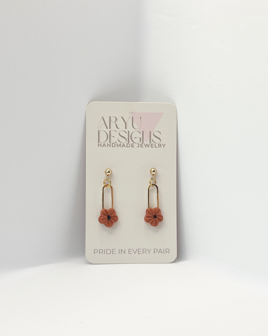 Bloom Clip Dangles - Nectarine