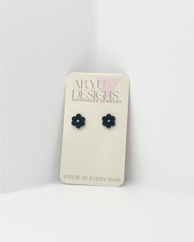 In Bloom Studs - Noir