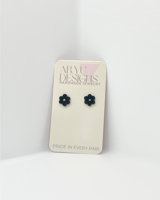 In Bloom Studs - Noir