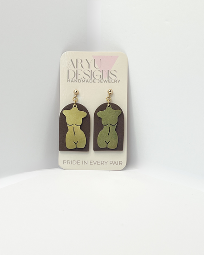 Body Statement Dangles - Espresso