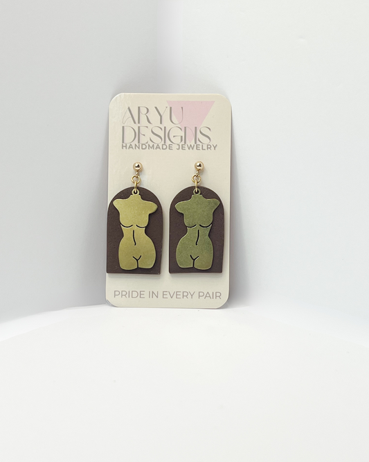 Body Statement Dangles - Espresso