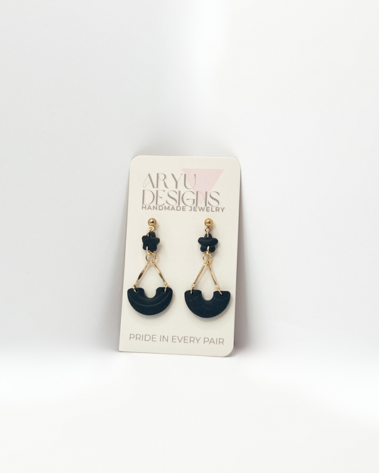 Chandelier Mini Arch Drop Dangles - Noir