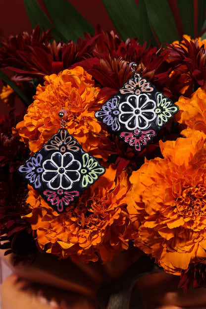 Dia de los Muertos/Day of the Dead Tile Dangles