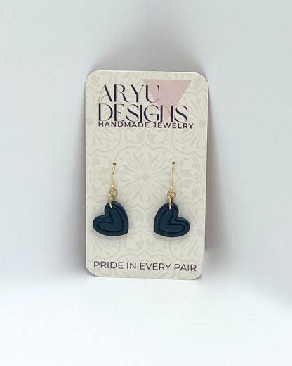 Beveled Heart Dangles