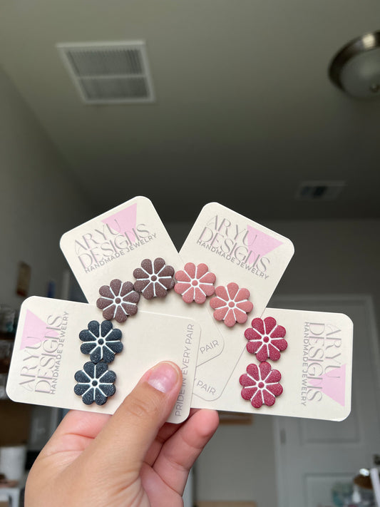Flower Power Studs