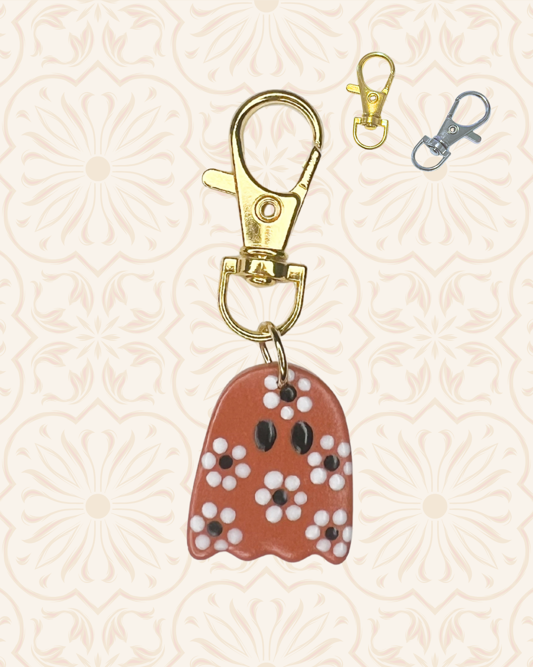 Talavera Ghost Bag Charm