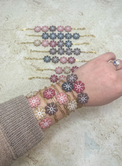 Custom Flower Bracelets