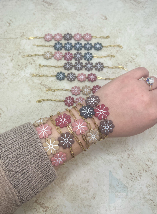 Custom Flower Bracelets