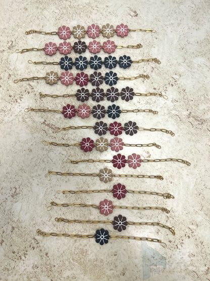 Custom Flower Bracelets