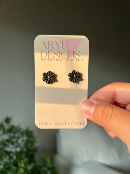 In Bloom Studs - Noir