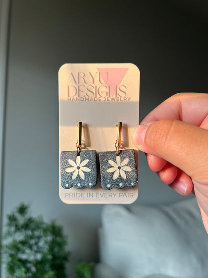 Papel Picado Dangles - Noir