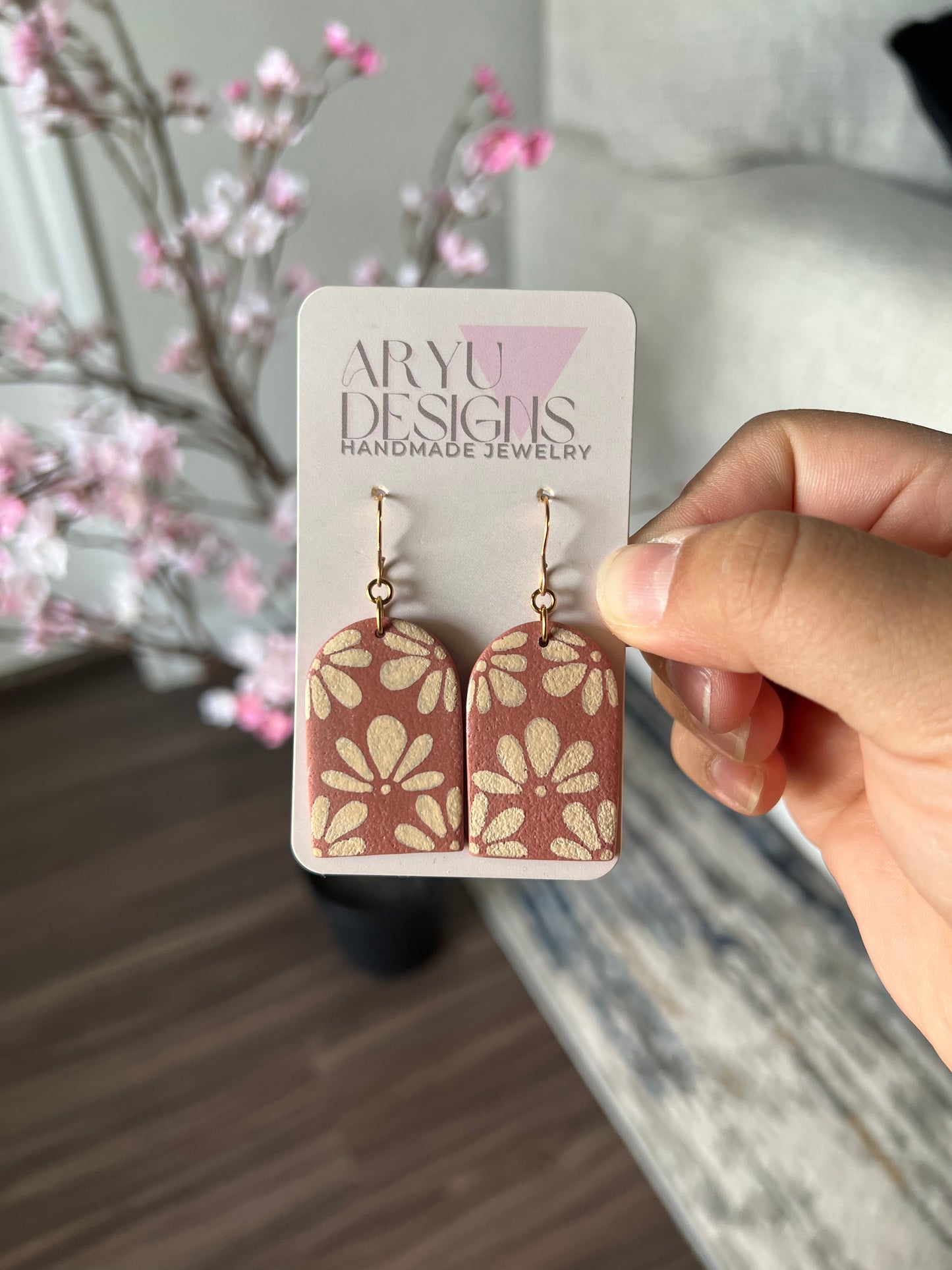 Talavera Arch Dangles - Petal