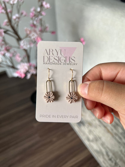 Bloom Clip Dangles - Oat