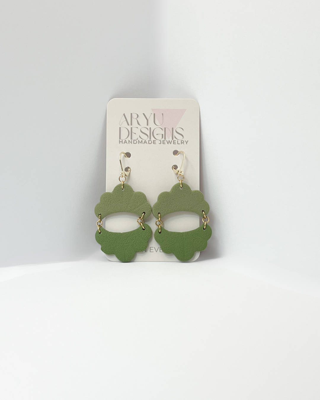 Two-Toned Scalloped Dangles - Sprout