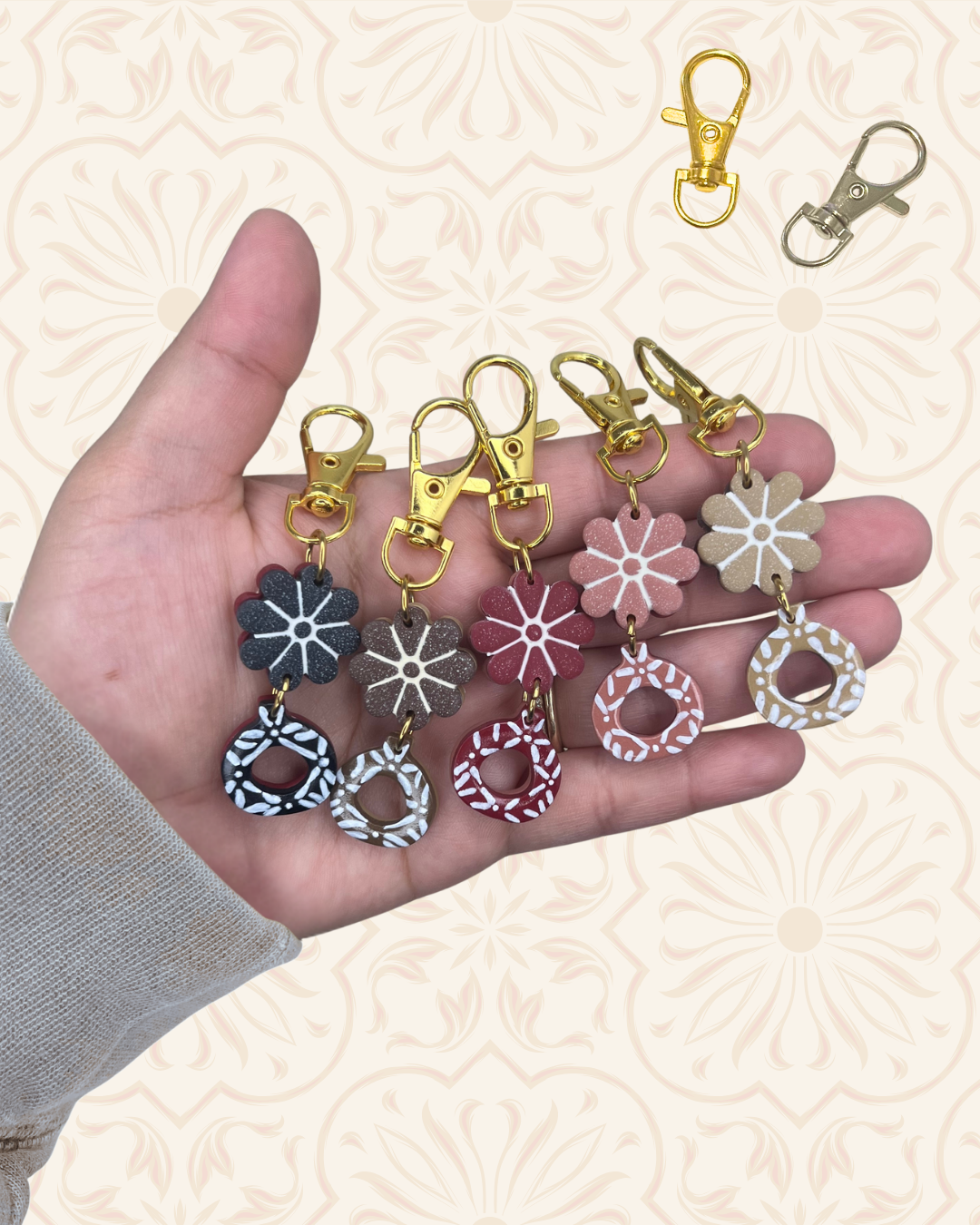 Talavera Vases - Bag Charms